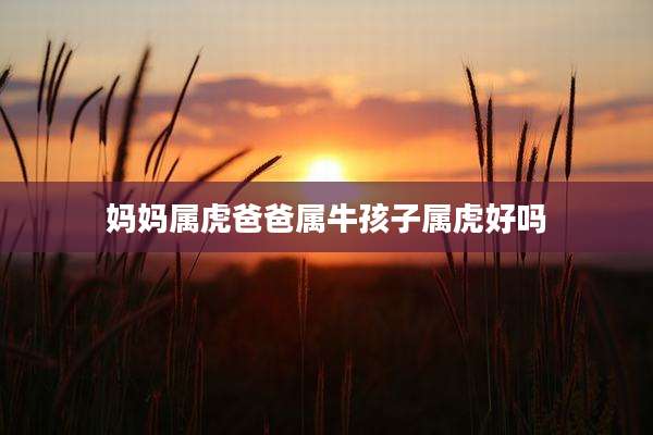 妈妈属虎爸爸属牛孩子属虎好吗