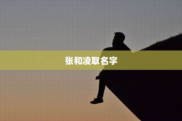张和凌取名字
