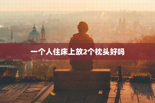 一个人住床上放2个枕头好吗