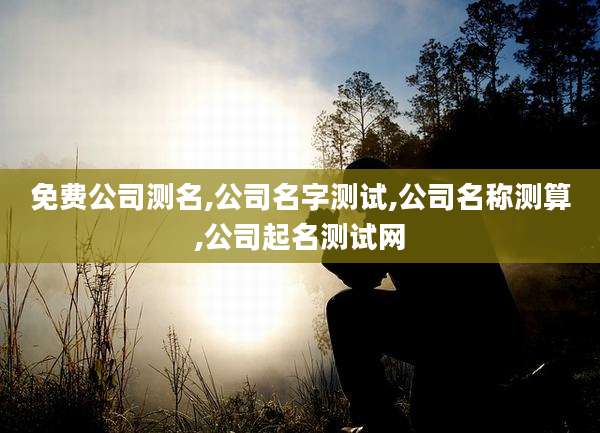 免费公司测名,公司名字测试,公司名称测算,公司起名测试网