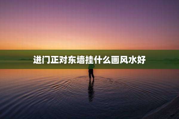 进门正对东墙挂什么画风水好