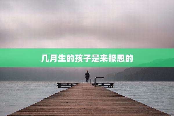 几月生的孩子是来报恩的
