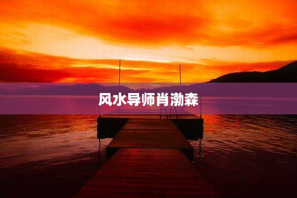 风水导师肖渤森