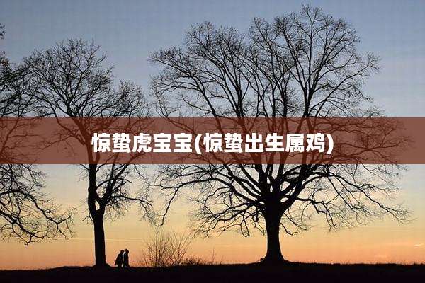 惊蛰虎宝宝(惊蛰出生属鸡)