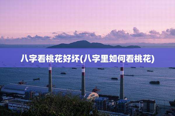 八字看桃花好坏(八字里如何看桃花)