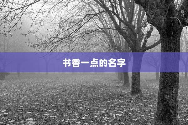书香一点的名字