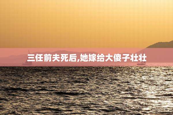 三任前夫死后,她嫁给大傻子壮壮