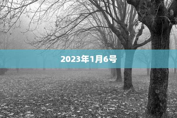2023年1月6号
