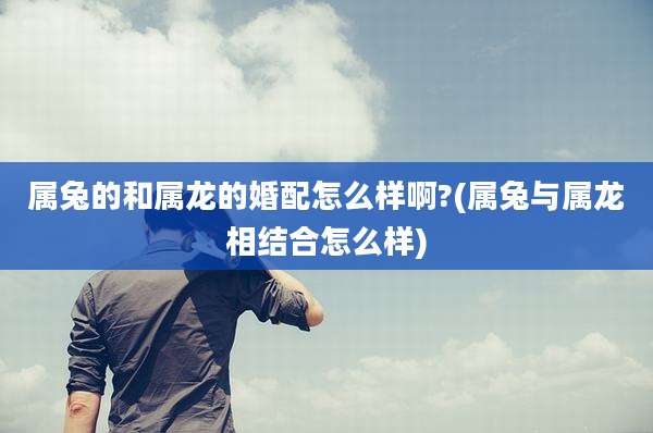 属兔的和属龙的婚配怎么样啊?(属兔与属龙相结合怎么样)