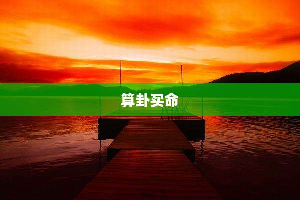 算卦买命