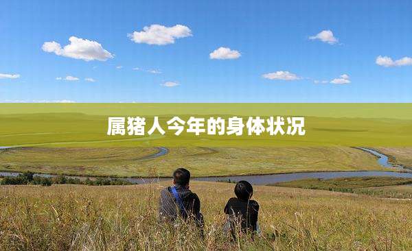 属猪人今年的身体状况