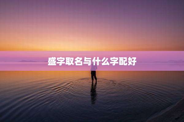 盛字取名与什么字配好