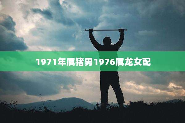 1971年属猪男1976属龙女配