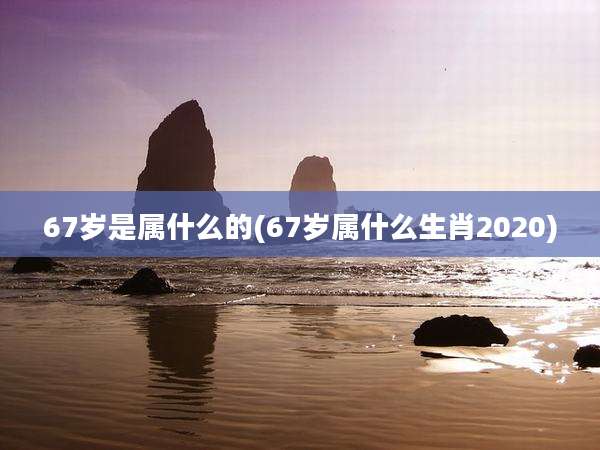 67岁是属什么的(67岁属什么生肖2020)