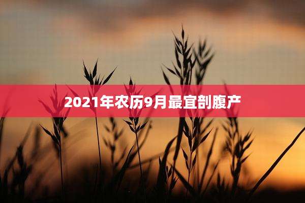 2021年农历9月最宜剖腹产