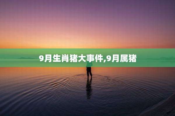 9月生肖猪大事件,9月属猪