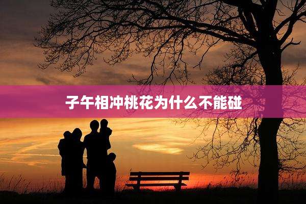 子午相冲桃花为什么不能碰