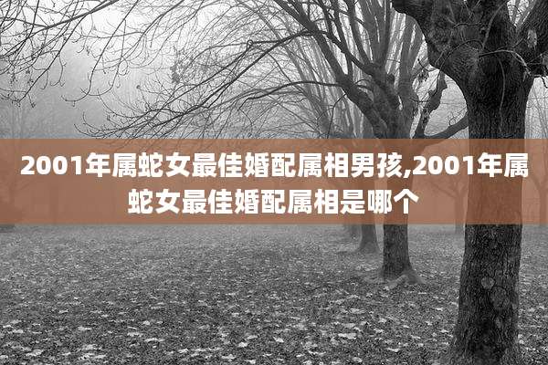 2001年属蛇女最佳婚配属相男孩,2001年属蛇女最佳婚配属相是哪个
