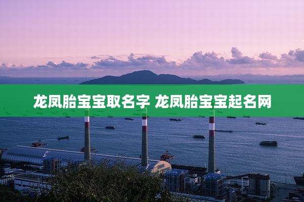 龙凤胎宝宝取名字 龙凤胎宝宝起名网