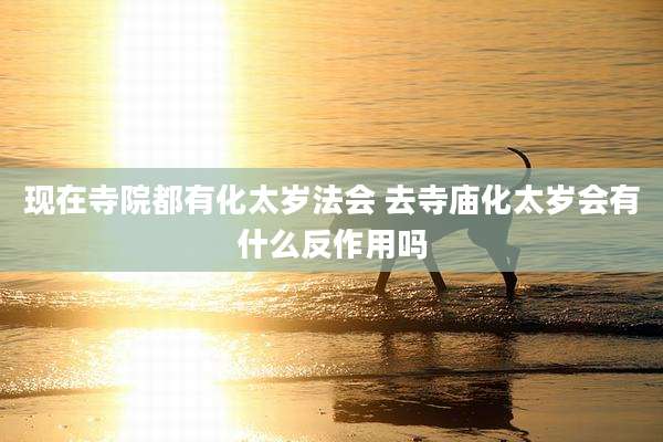 现在寺院都有化太岁法会 去寺庙化太岁会有什么反作用吗