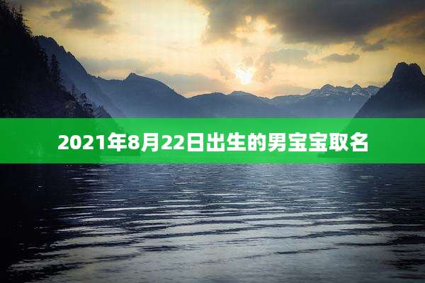 2021年8月22日出生的男宝宝取名