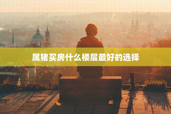 属猪买房什么楼层最好的选择