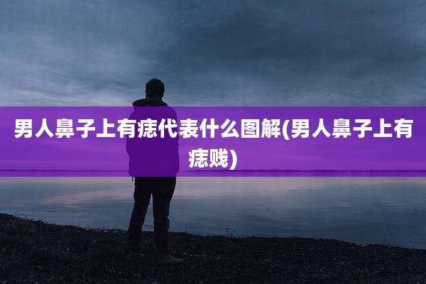 男人鼻子上有痣代表什么图解(男人鼻子上有痣贱)