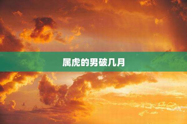 属虎的男破几月