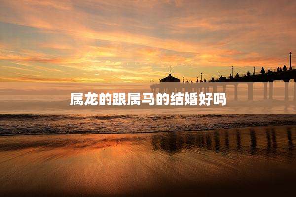属龙的跟属马的结婚好吗