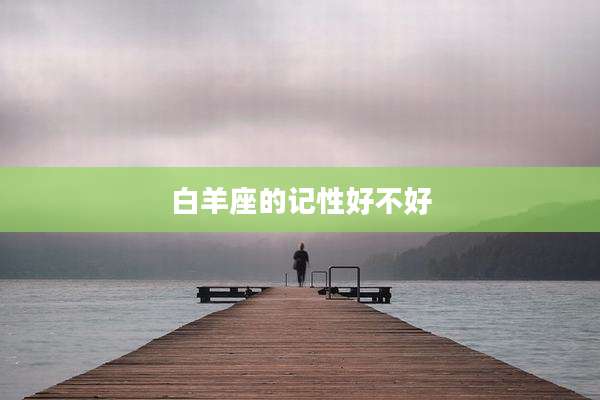 白羊座的记性好不好