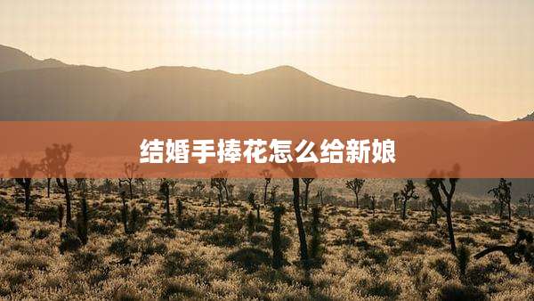 结婚手捧花怎么给新娘