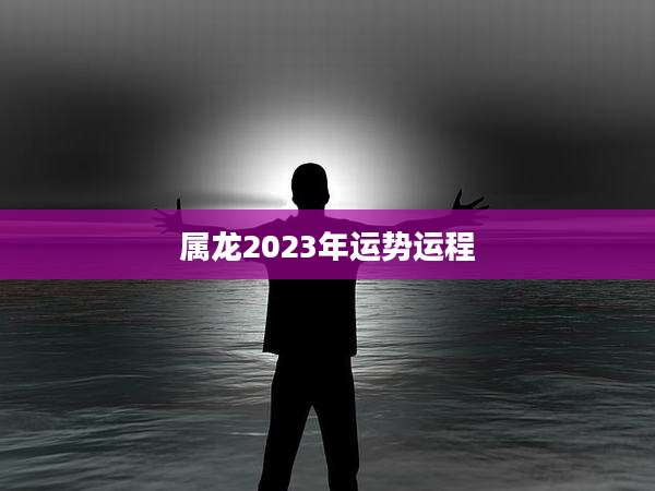 属龙2023年运势运程