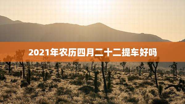2021年农历四月二十二提车好吗