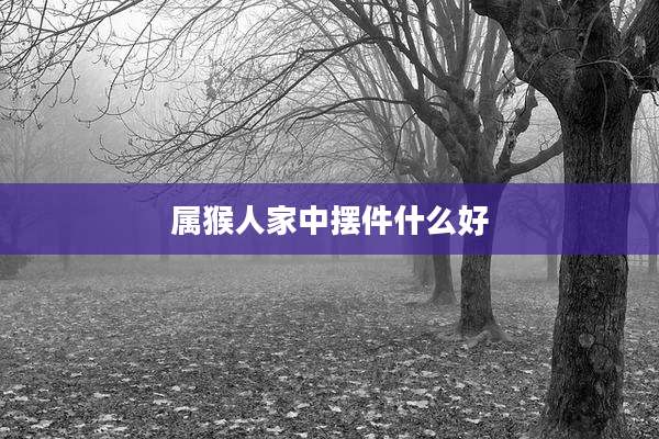 属猴人家中摆件什么好