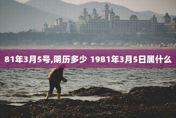 81年3月5号,阴历多少 1981年3月5日属什么