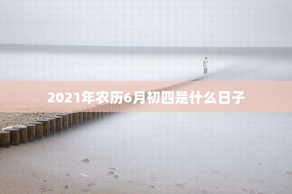 2021年农历6月初四是什么日子