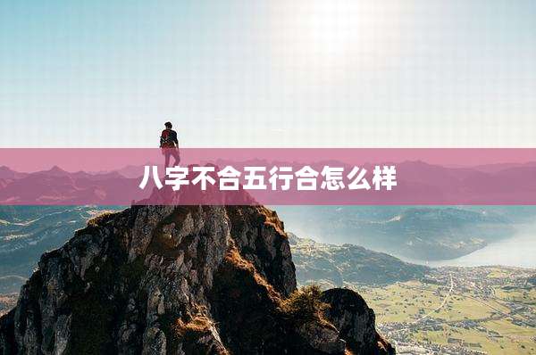 八字不合五行合怎么样
