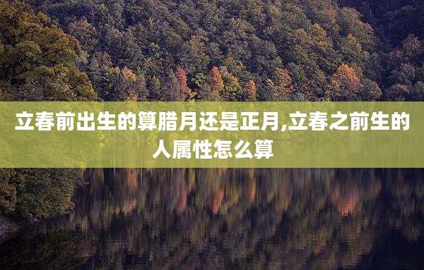 立春前出生的算腊月还是正月,立春之前生的人属性怎么算