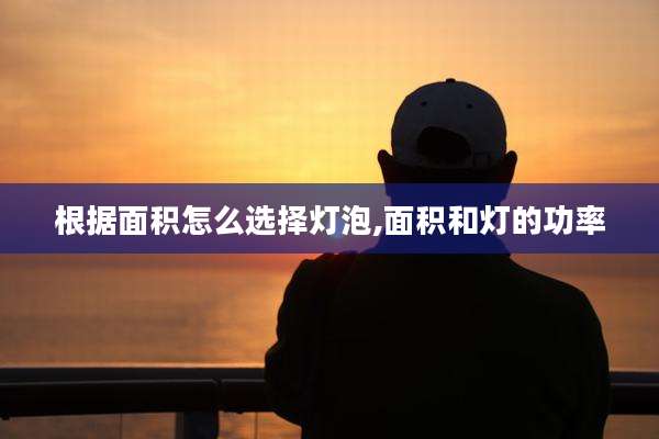 根据面积怎么选择灯泡,面积和灯的功率
