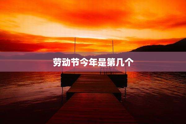 劳动节今年是第几个