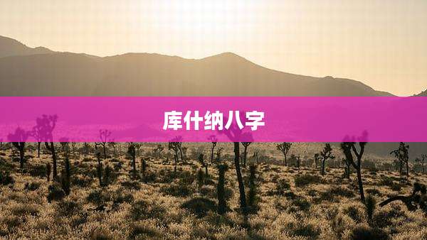 库什纳八字