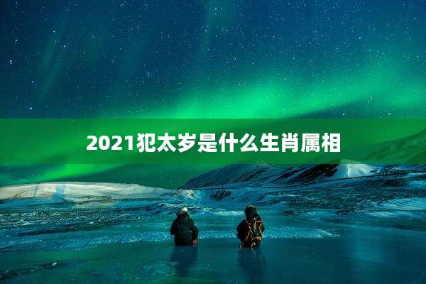2021犯太岁是什么生肖属相
