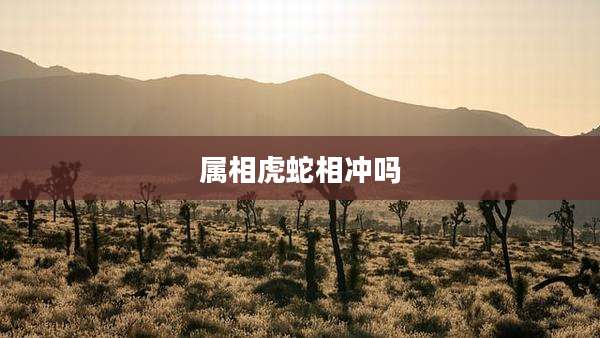 属相虎蛇相冲吗