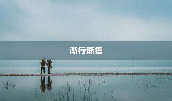 渐行渐悟