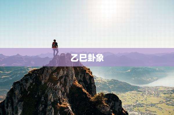 乙巳卦象