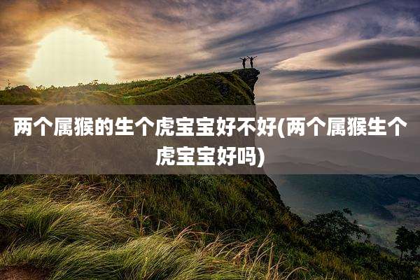 两个属猴的生个虎宝宝好不好(两个属猴生个虎宝宝好吗)