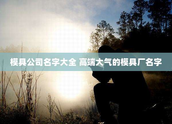 模具公司名字大全 高端大气的模具厂名字