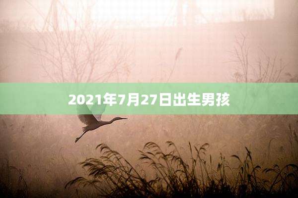 2021年7月27日出生男孩