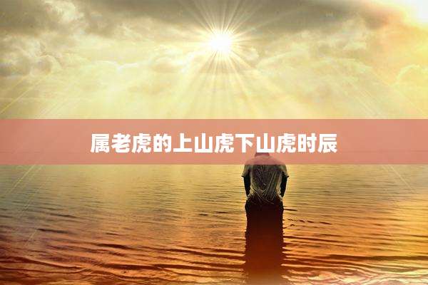 属老虎的上山虎下山虎时辰