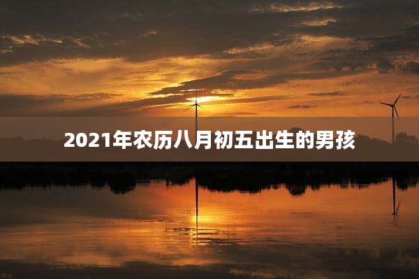 2021年农历八月初五出生的男孩